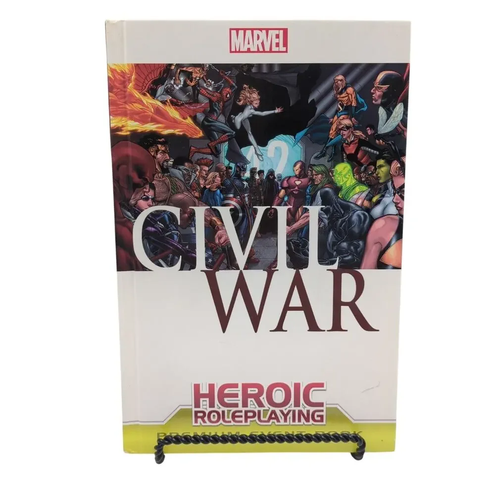 Marvel Civil War Heroic Roleplaying RPG Premium Event Book Margaret Weis